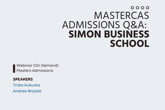 Simon Business School: Admissions Q&A