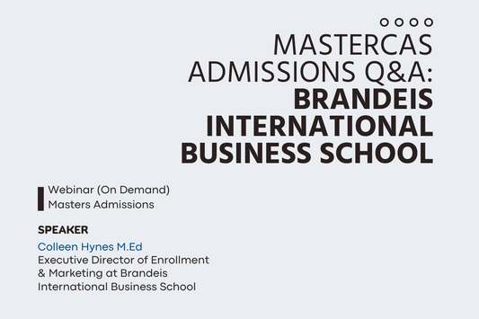 Admissions Q&A: Brandeis International Business School